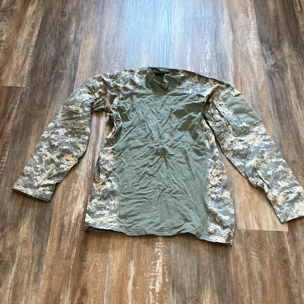 U.S. Army Digital Camo Long Sleeve Shirt - Green and Gray